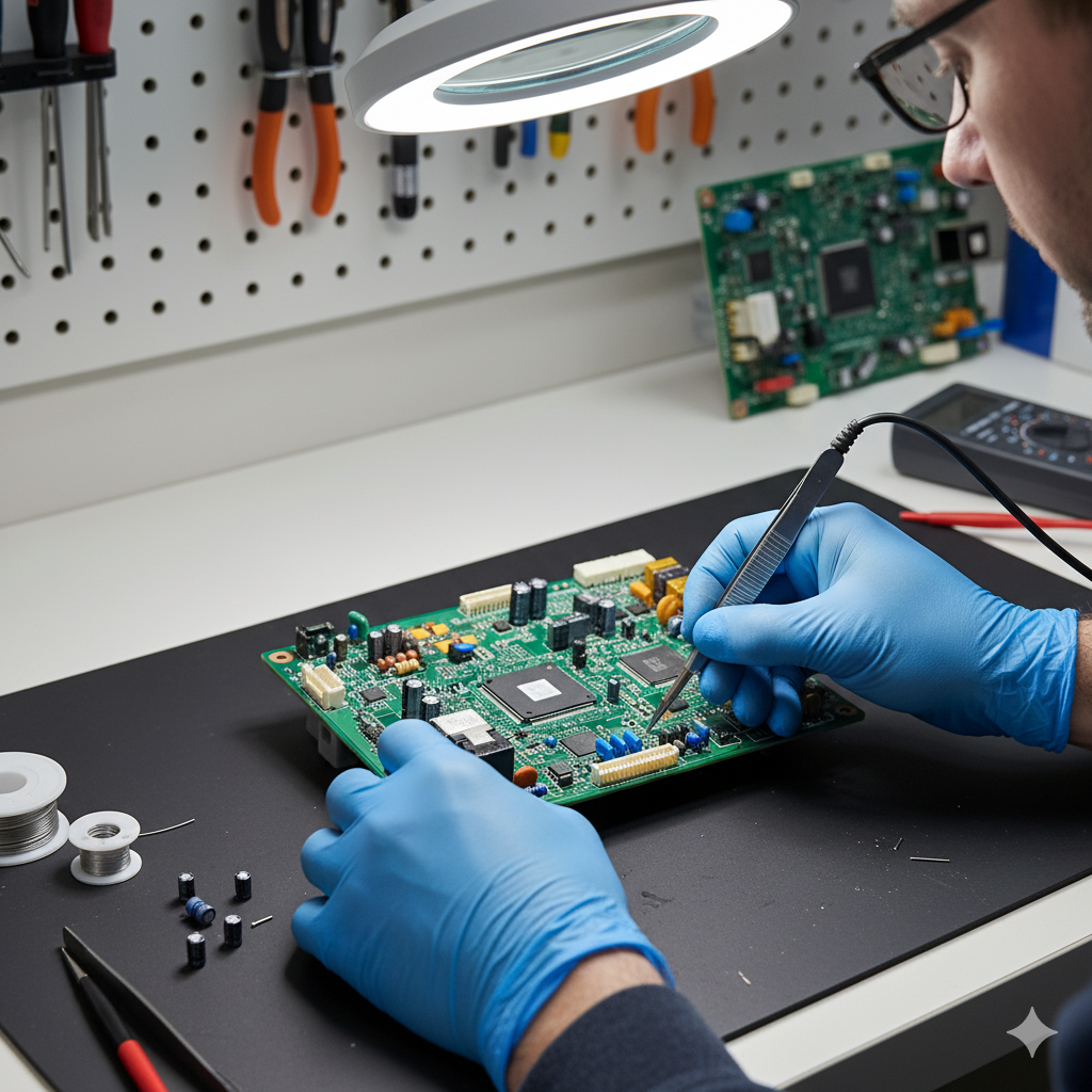 Ремонт платы управления стиральной машины LG