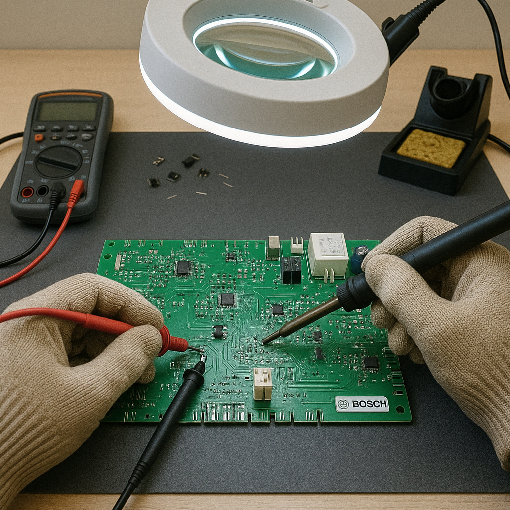 Ремонт платы управления холодильника Bosch