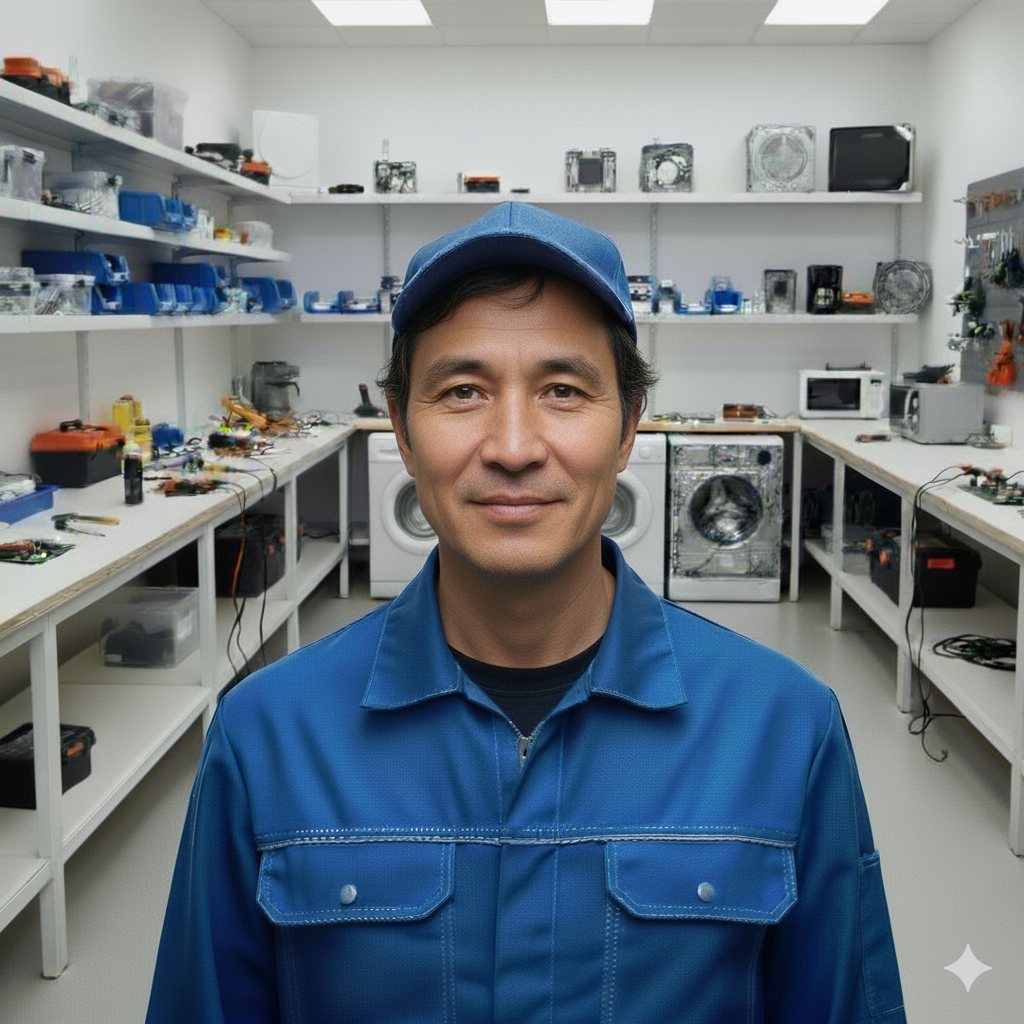 Адильжан Тохтиев - ведущий мастер по ремонту стиральных машин