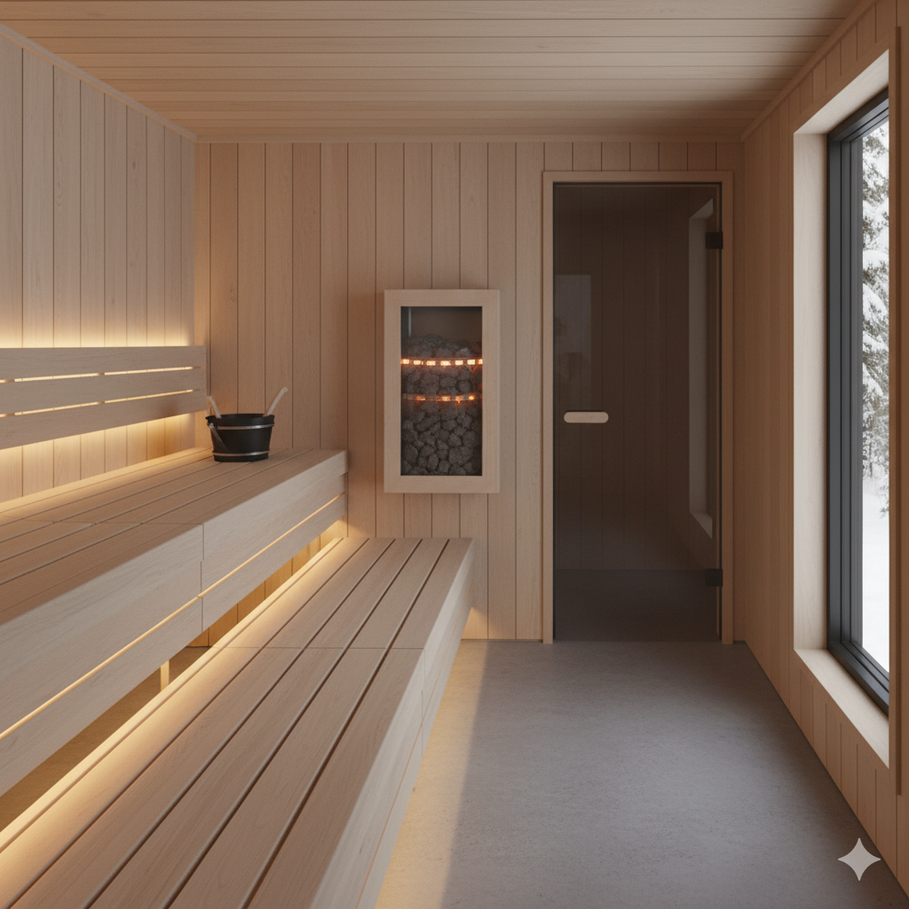 Деревянная баня после устранения запаха гари