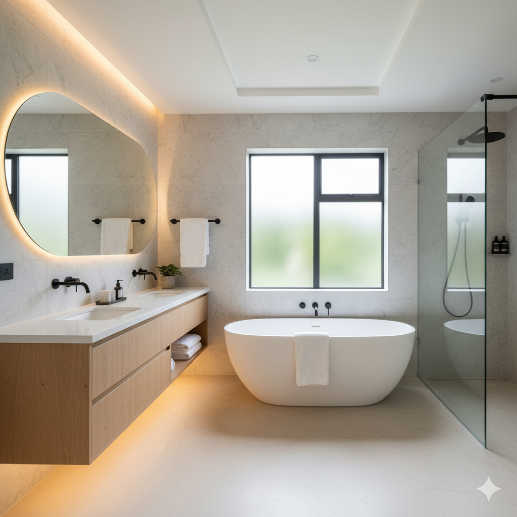 Чистый санузел в таунхаусе