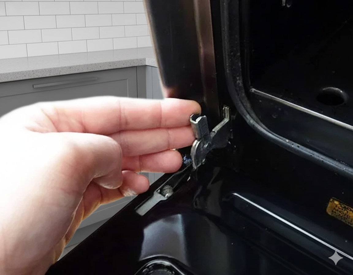 Замена петель на духовке Midea