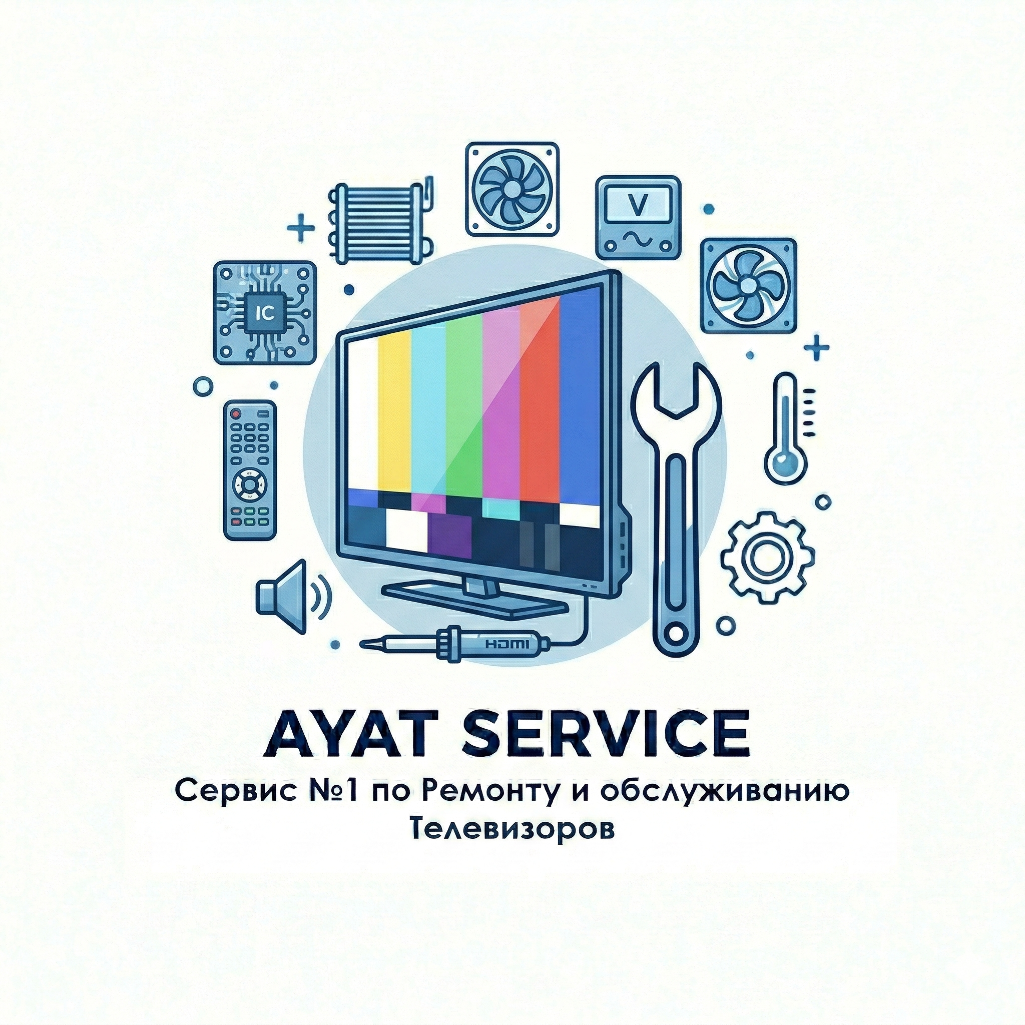 Ремонт телевизоров в Алматы мастером AYAT SERVICE