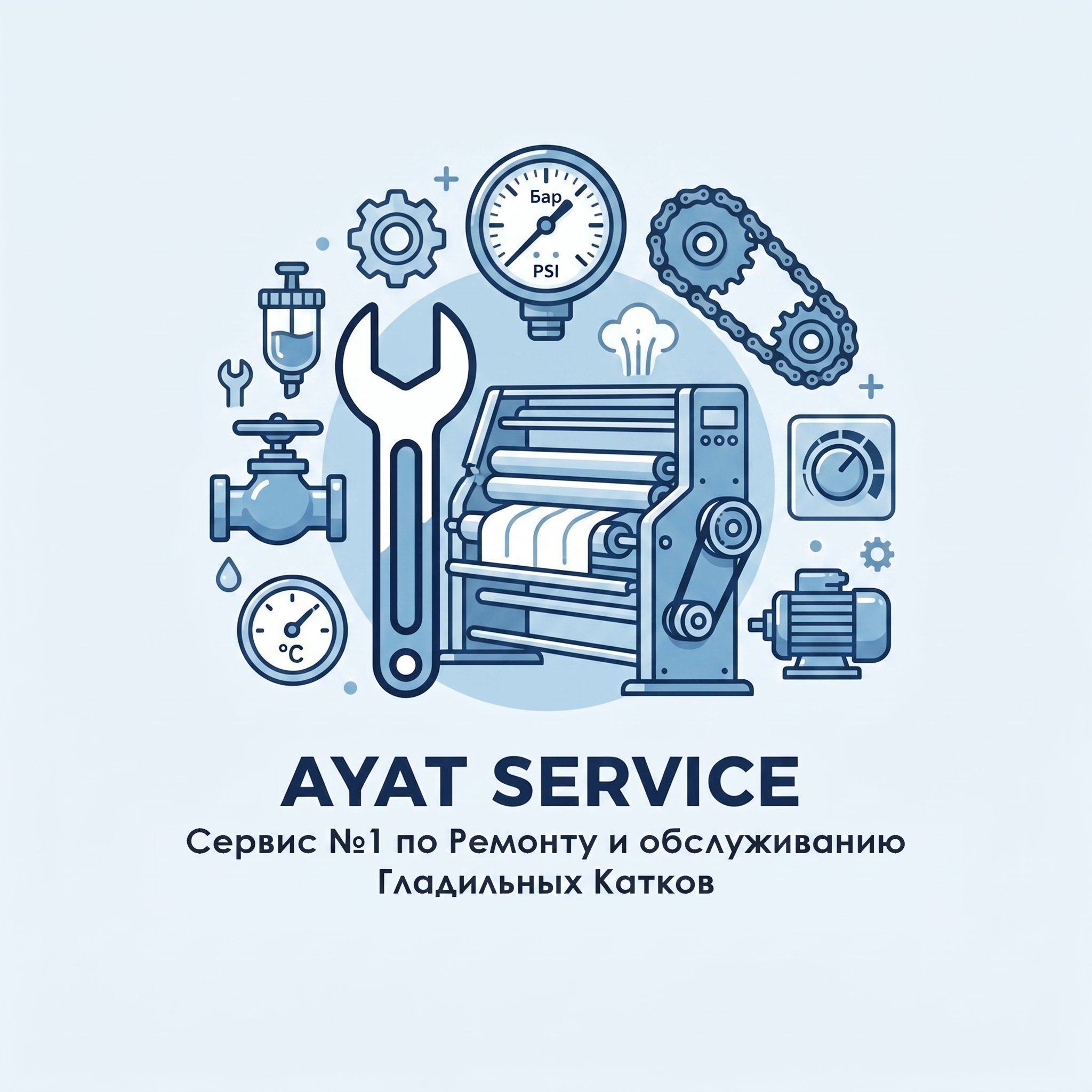 Ремонт гладильных катков в Алматы