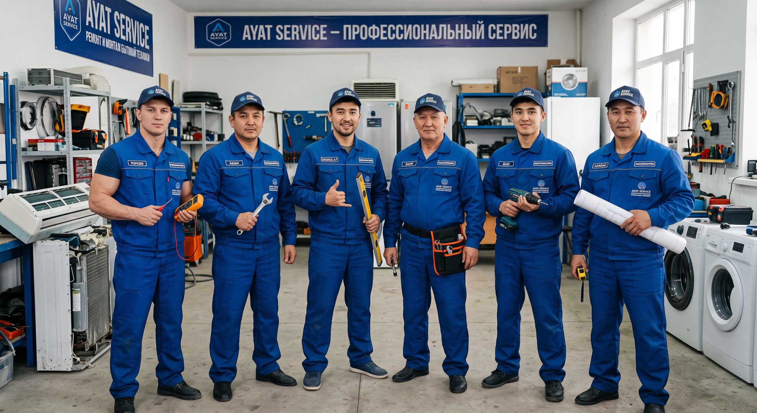 Инженеры и мастера AYAT SERVICE